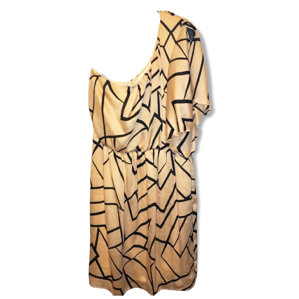 Size M Charming Charlie one shoulder midi dress